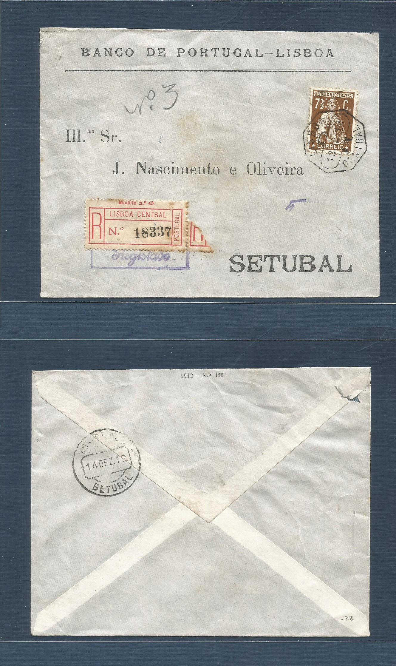 Lot 1539 - Portugal - Xx  -  Antonio Torres Worldwide February Postal History General & Selection Auction #60 | #61