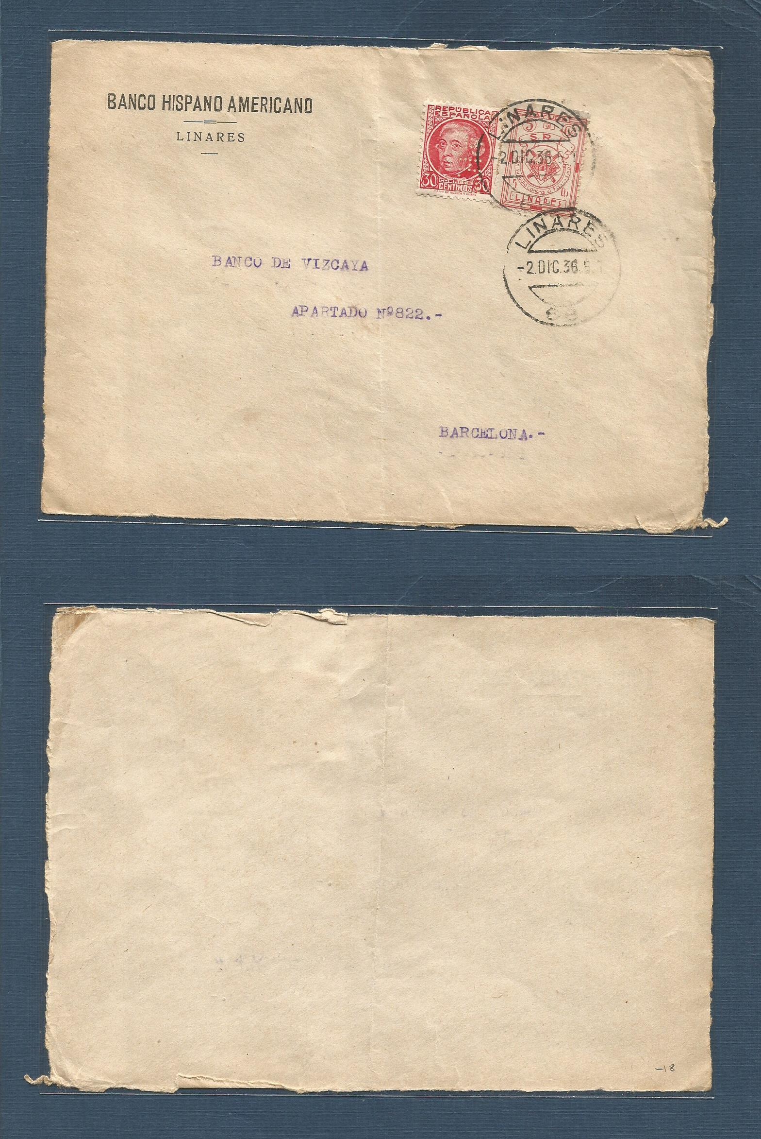 Lot 1698 - E-Perforados  -  Antonio Torres Worldwide February Postal History General & Selection Auction #60 | #61