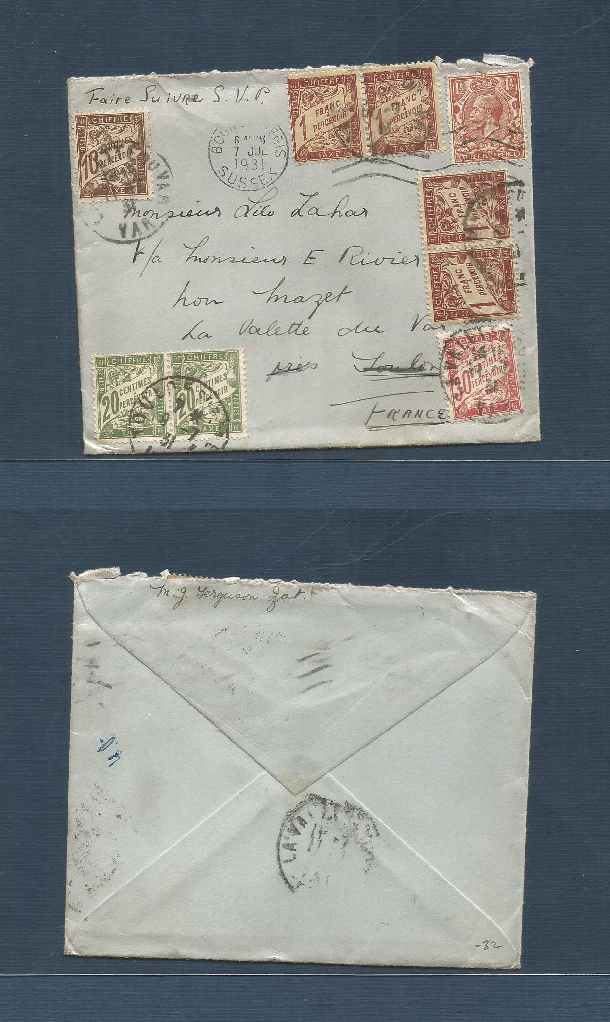 Lot 1343 - Great Britain - Xx - Antonio Torres Worldwide February Postal History General & Selection Auction #60 | #61 Lot 1343 - Great Britain - Xx - Antonio Torres Worldwide February Postal History General & Selection Auction #60 | #61