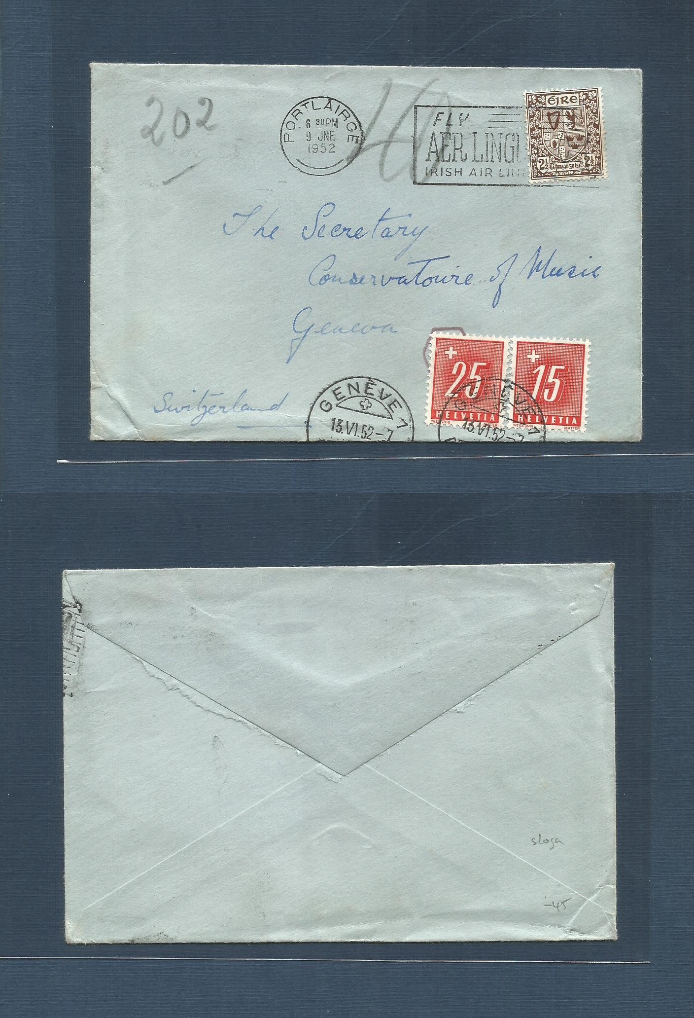 Lot 1243 - eire - Antonio Torres Worldwide February Postal History General & Selection Auction #60 | #61 Lot 1243 - eire - Antonio Torres Worldwide February Postal History General & Selection Auction #60 | #61