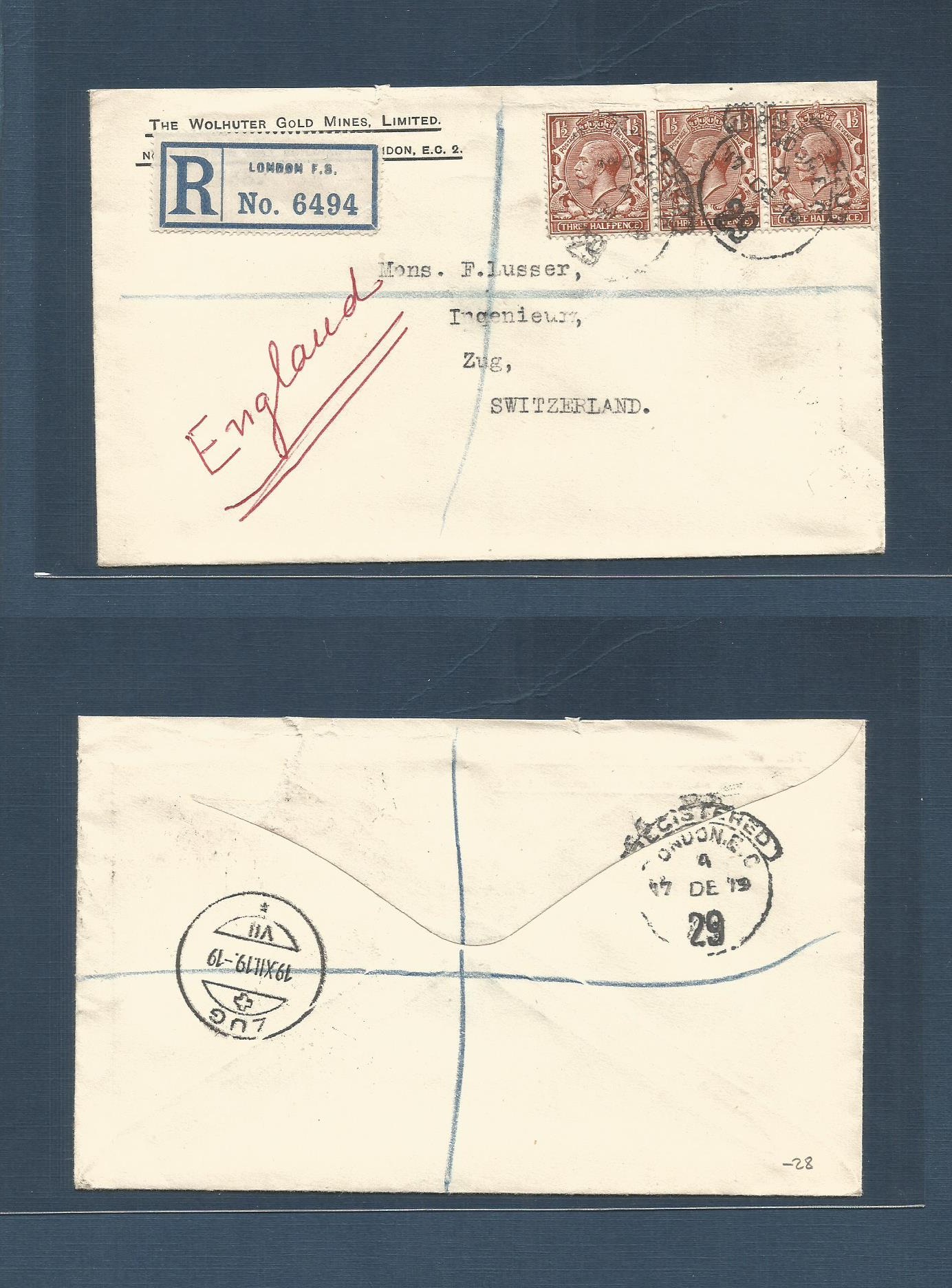 Lot 1339 - Great Britain - Xx - Antonio Torres Worldwide February Postal History General & Selection Auction #60 | #61 Lot 1339 - Great Britain - Xx - Antonio Torres Worldwide February Postal History General & Selection Auction #60 | #61