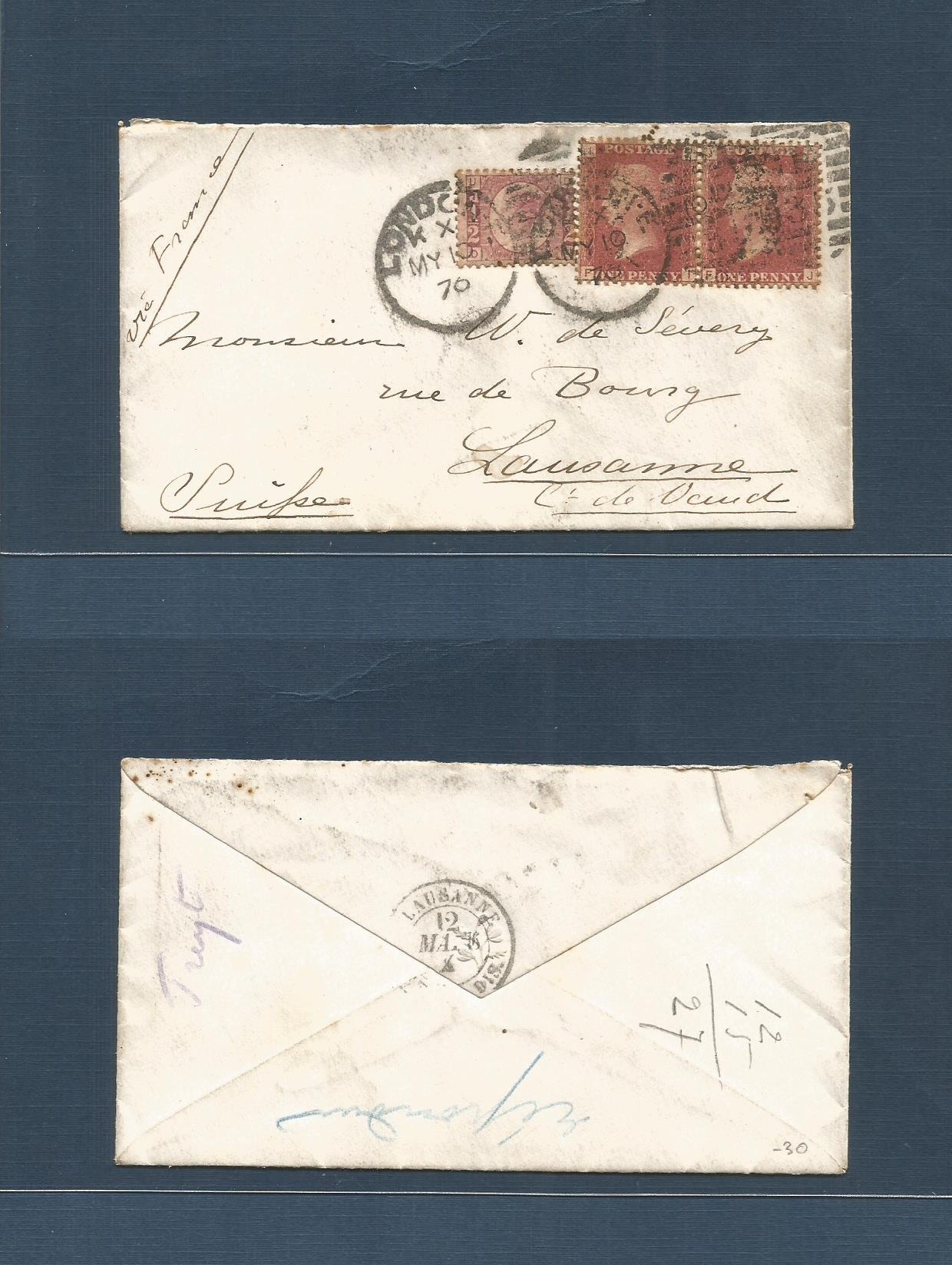 Lot 1299 - Great Britain  -  Antonio Torres Worldwide February Postal History General & Selection Auction #60 | #61
