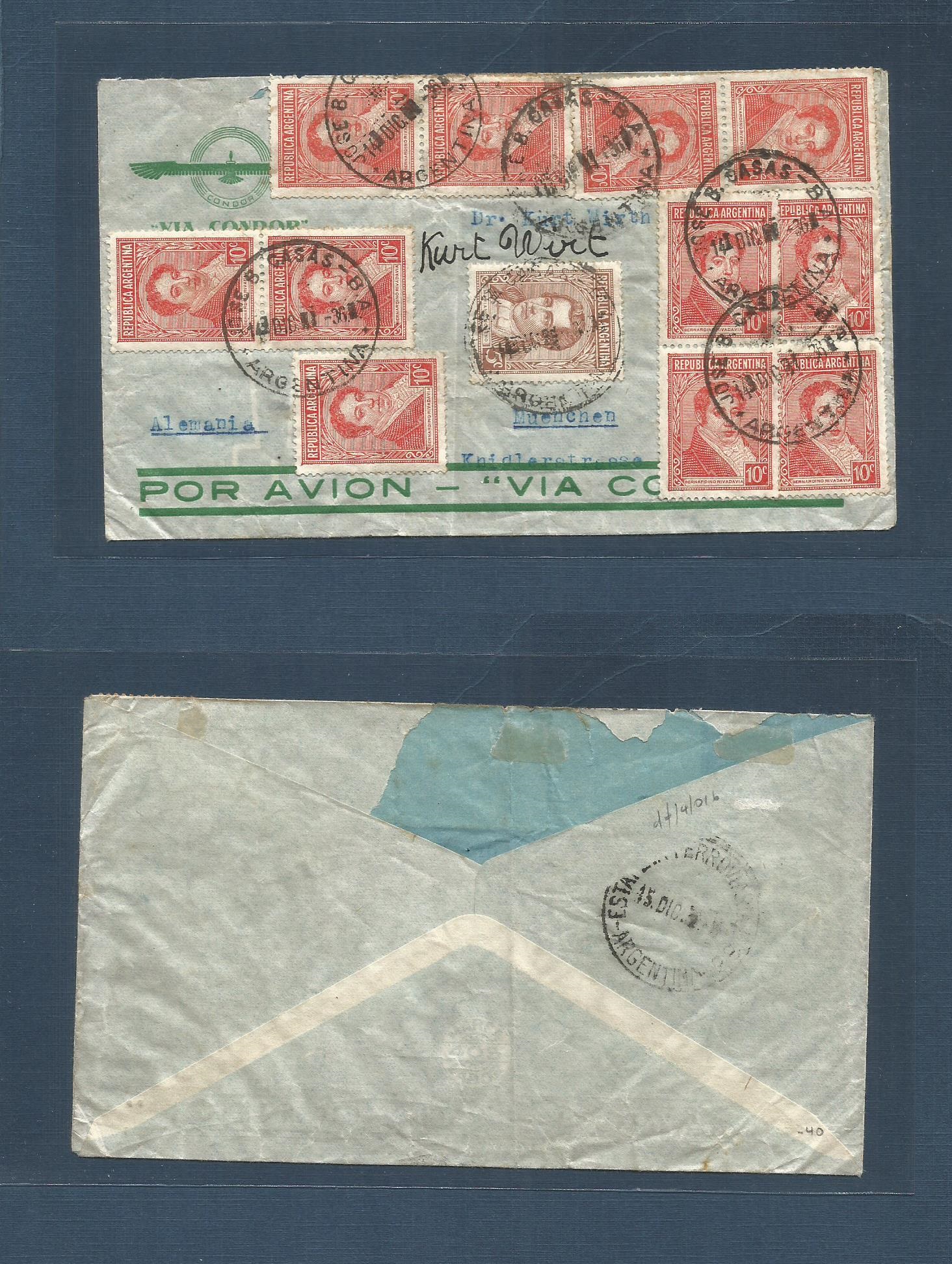 Lot 1059 - Argentina - Xx - Antonio Torres Worldwide February Postal History General & Selection Auction #60 | #61 Lot 1059 - Argentina - Xx - Antonio Torres Worldwide February Postal History General & Selection Auction #60 | #61
