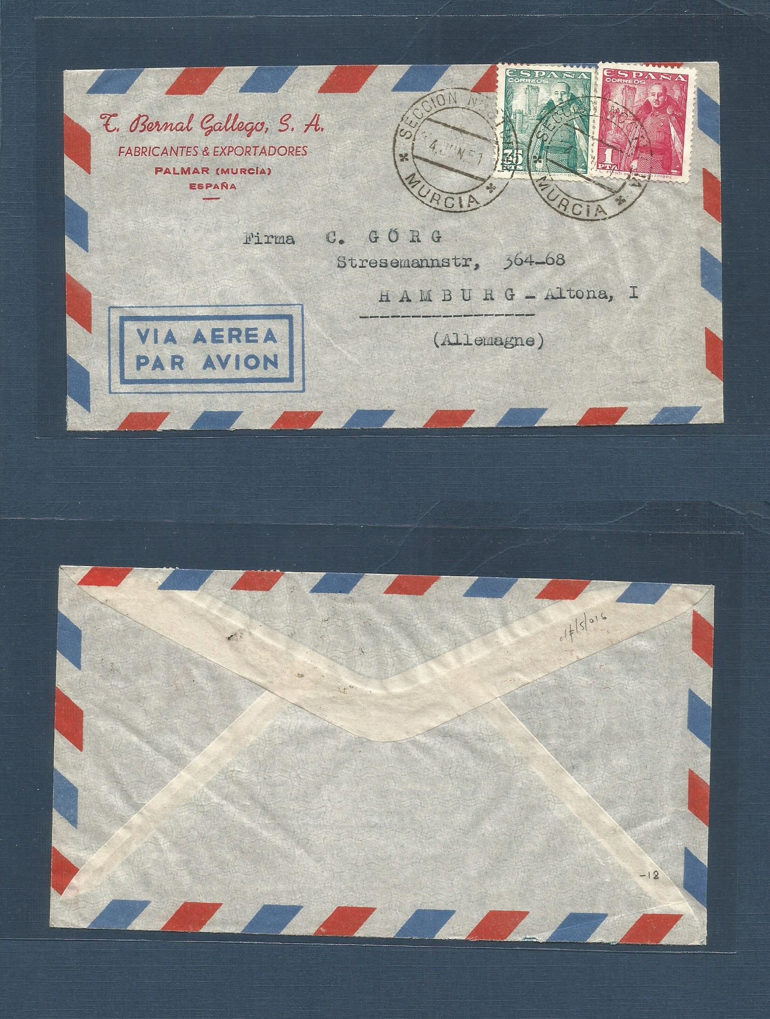 Lot 1756 - E-Provincias - Antonio Torres Worldwide February Postal History General & Selection Auction #60 | #61 Lot 1756 - E-Provincias - Antonio Torres Worldwide February Postal History General & Selection Auction #60 | #61
