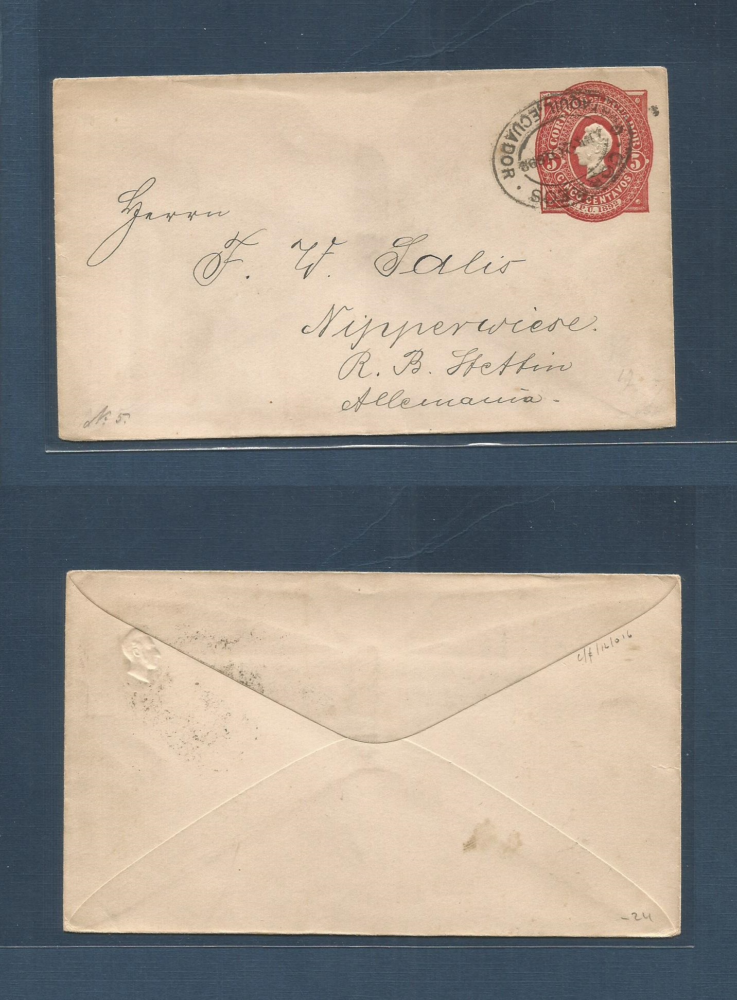 Lot 1223 - Ecuador  -  Antonio Torres Worldwide February Postal History General & Selection Auction #60 | #61