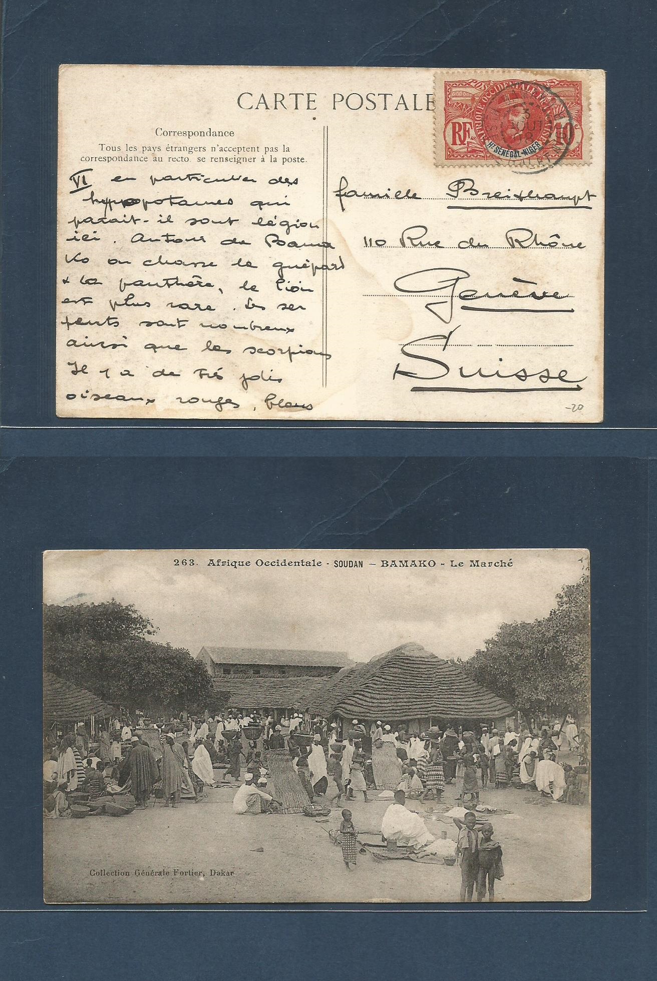Lot 1282 - Frc - Senegal  -  Antonio Torres Worldwide February Postal History General & Selection Auction #60 | #61