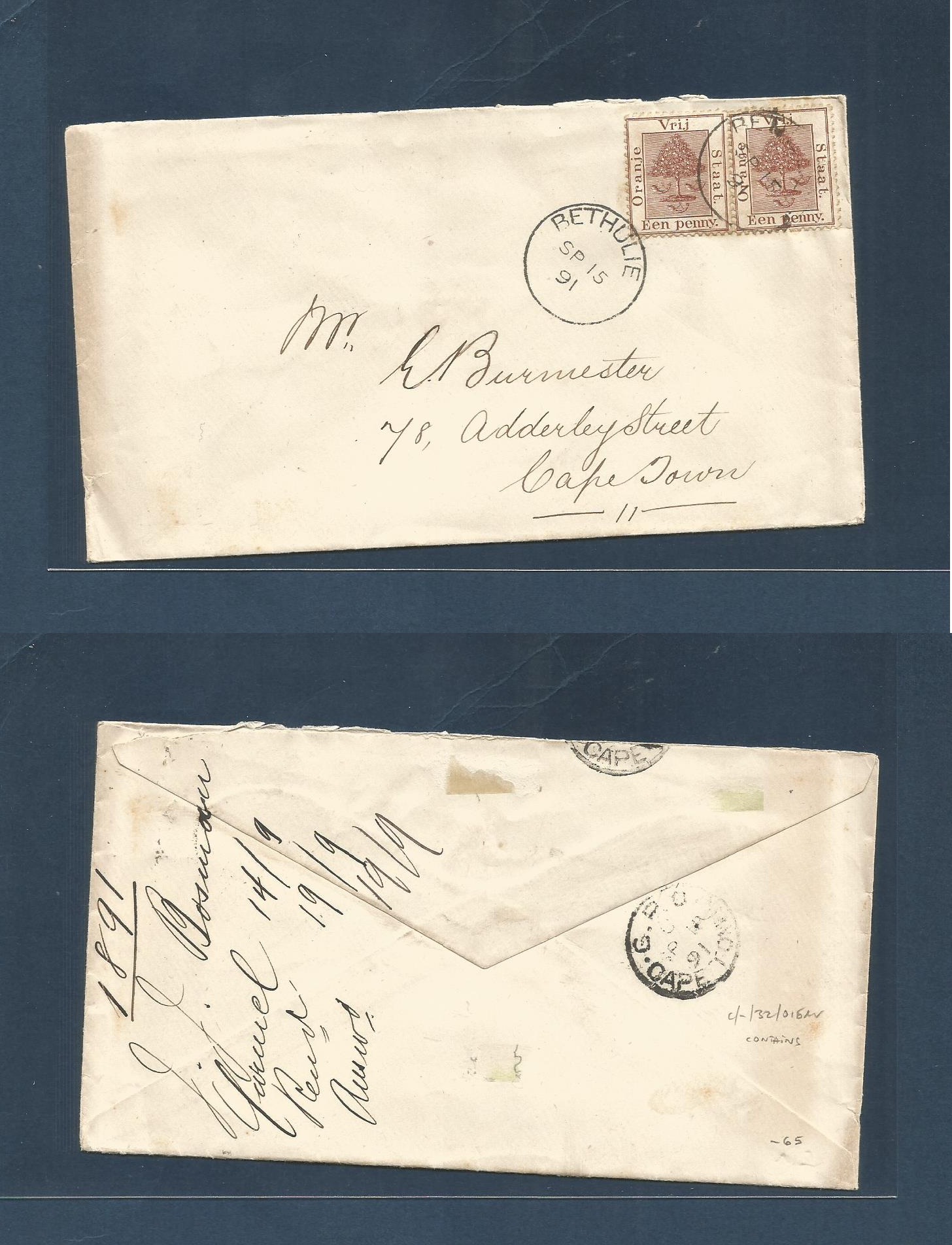 Lot 1635 - south africa - Antonio Torres Worldwide February Postal History General & Selection Auction #60 | #61 Lot 1635 - south africa - Antonio Torres Worldwide February Postal History General & Selection Auction #60 | #61