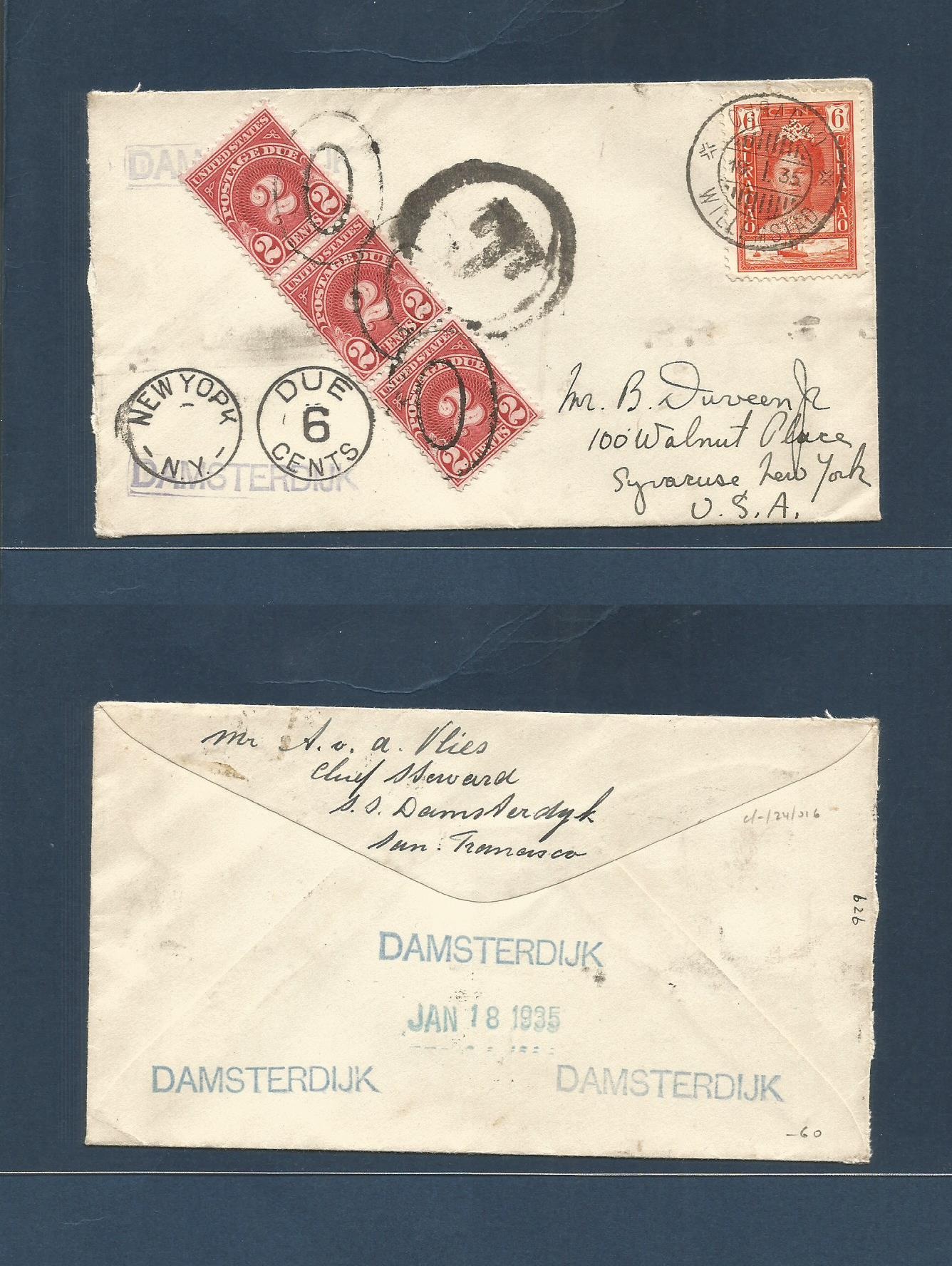 Lot 1492 - curacao - Antonio Torres Worldwide February Postal History General & Selection Auction #60 | #61 Lot 1492 - curacao - Antonio Torres Worldwide February Postal History General & Selection Auction #60 | #61