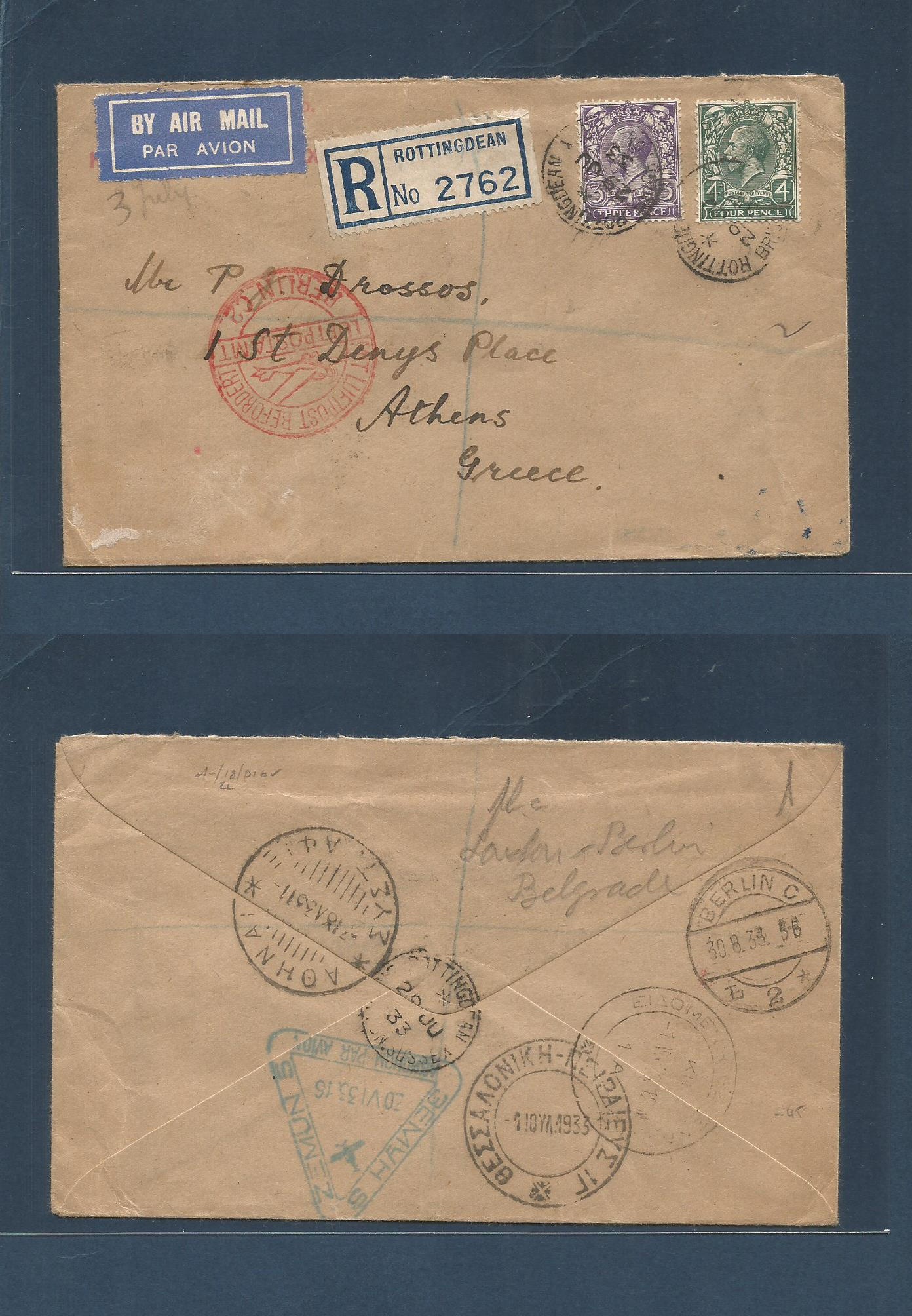 Lot 1017 - Airmails - World  -  Antonio Torres Worldwide February Postal History General & Selection Auction #60 | #61