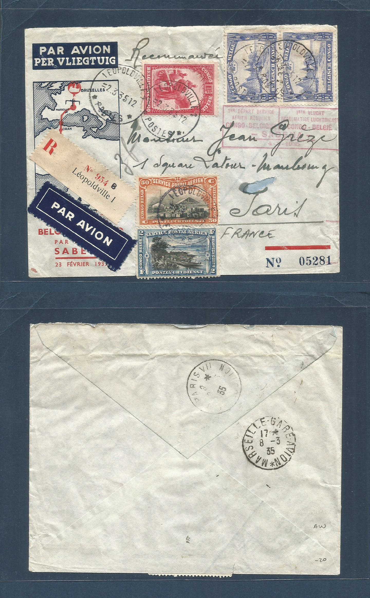 Lot 1019 - Airmails - World  -  Antonio Torres Worldwide February Postal History General & Selection Auction #60 | #61